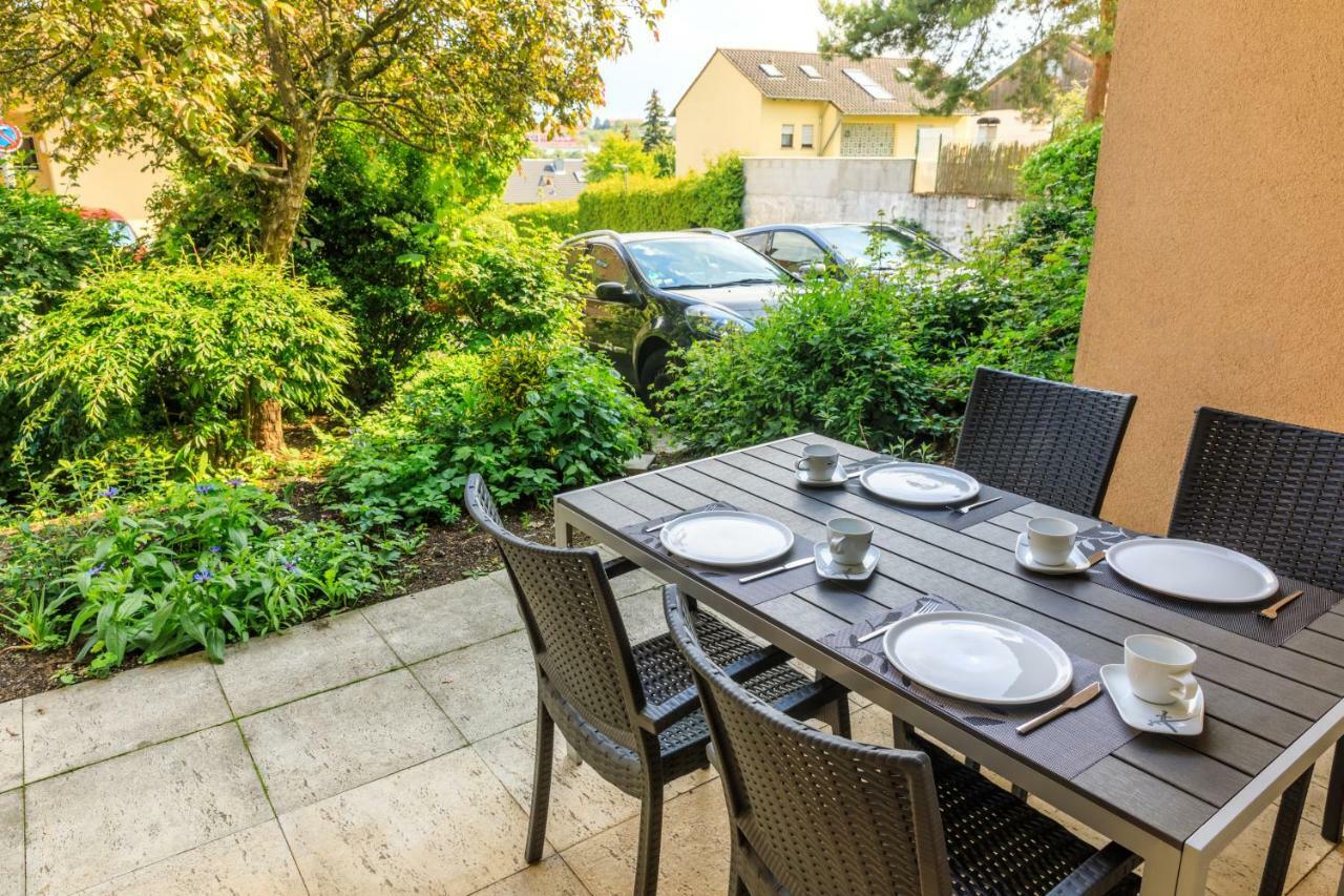Studio Apartment - Terrace, Private Parking Place Wurzburg Bagian luar foto